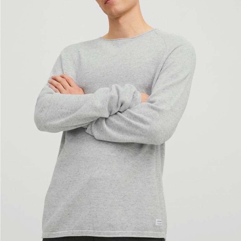 Jack & Jones Knit Crewneck Sweater, 100% Cotton- Men’s Large